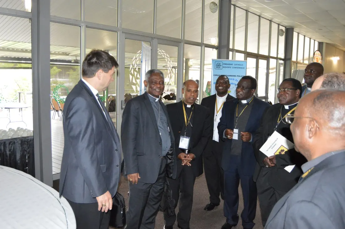 Cardinal Peter Turkson meets with Bishops of Zimbabwe.JPG