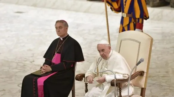 Pope Francis address religious