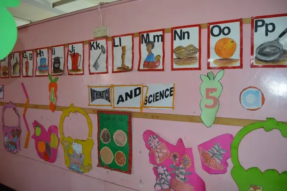 One of the classrooms at Nenyere Day Care Centre.