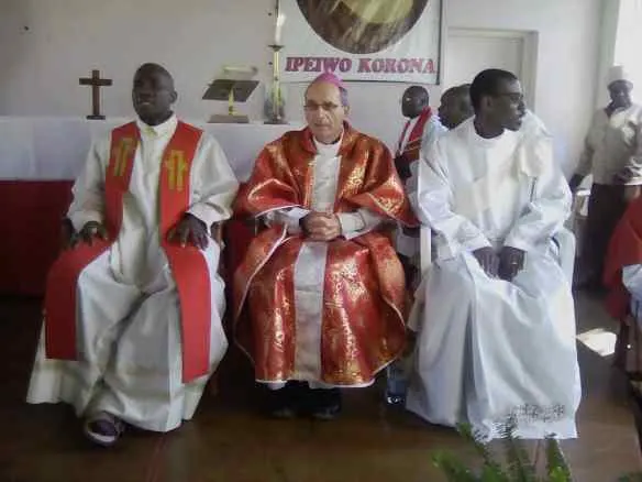 Bishop Paul Horan of Mutare Diocese at the Hand over of St. Richards by the Archdiocse of Harare
