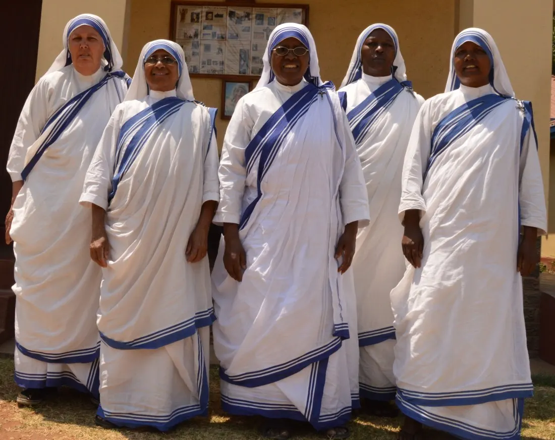 Five Missionary Sisters of Charity who form the Zimbabwe Community out of the seventeen MC communities in Africa..JPG