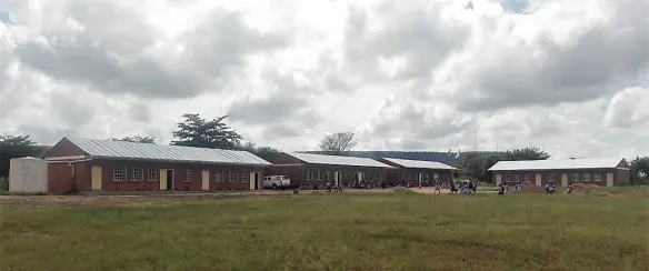 The newly constructed St. Claret Primary School under Zhomba Mission which is steadily growing to benefit children in Gokwe North.
