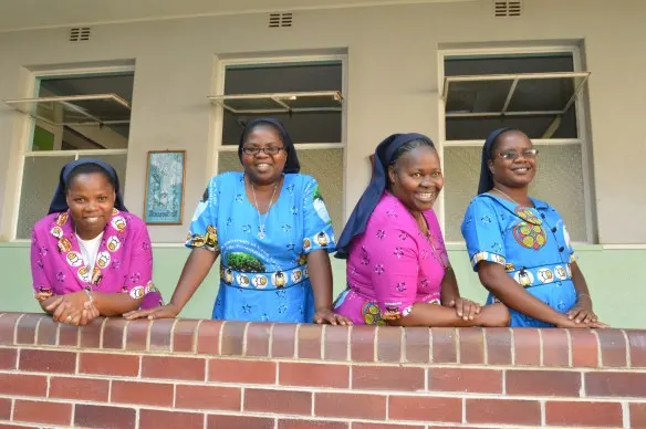 Presentation Community of Sisters at Nagle House take time to relax after the celebration of the feast day.