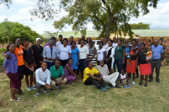 Peace Ambassadors pose for a photo during their training at Matare Diocesan Pastoral Centre.
