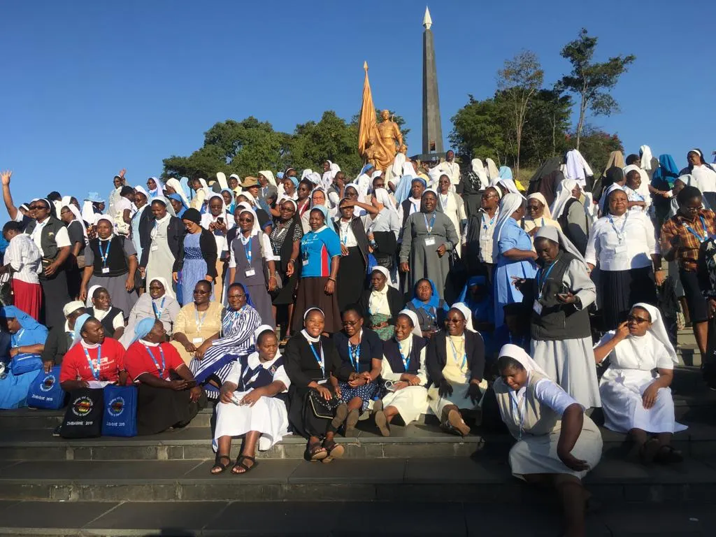The sisterrs took time to tour the national Heroes Acre in Harare.
